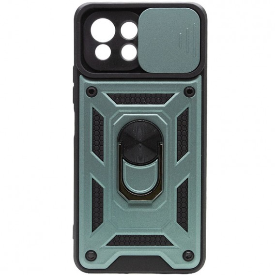 Ударопрочный чехол Camshield Serge Ring для Xiaomi Mi 11 Lite Зеленый - изображение 1
