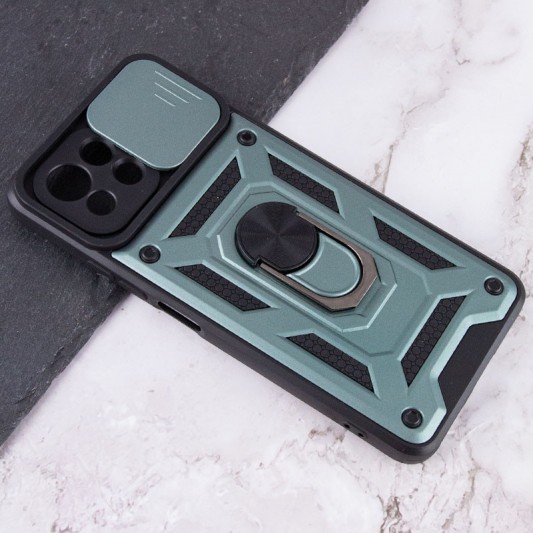 Ударостійкий чохол Camshield Serge Ring для Xiaomi Mi 11 Lite Зелений - зображення 3 
