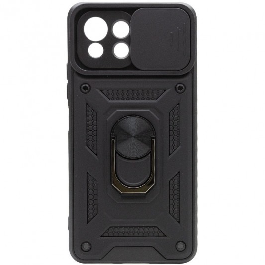 Ударостійкий чохол Camshield Serge Ring для Xiaomi Mi 11 Lite Чорний - зображення 1 