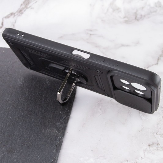 Ударостійкий чохол Camshield Serge Ring для Xiaomi Mi 11 Lite Чорний - зображення 4 