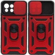 Ударостійкий чохол Camshield Serge Ring для Xiaomi Mi 11 Lite, Червоний