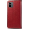 Шкіряний чохол книжка GETMAN Gallant (PU) для Xiaomi Redmi A1 / A2, Червоний