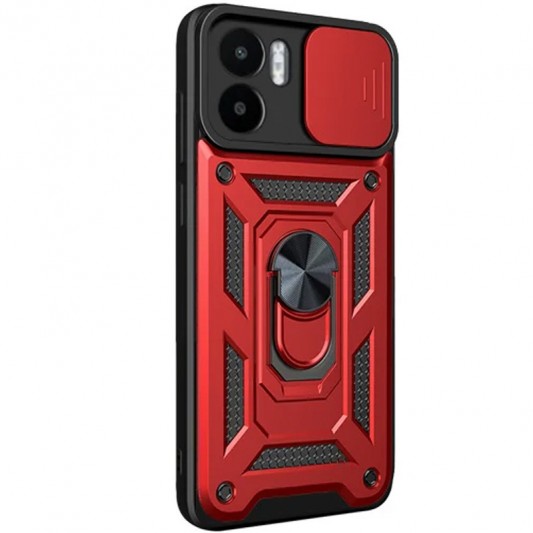 Ударостійкий чохол Camshield Serge Ring для Xiaomi Redmi A1 / A2 Червоний - зображення 4 