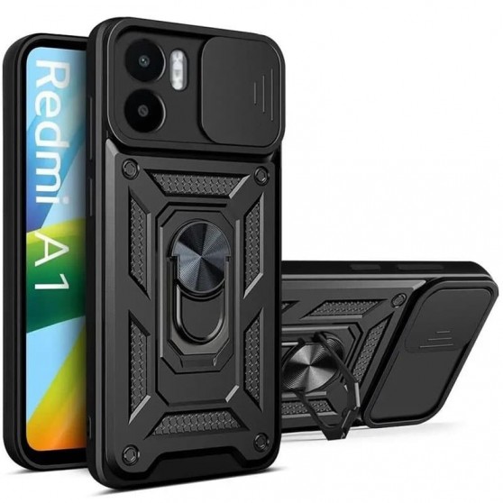 Ударостійкий чохол Camshield Serge Ring для Xiaomi Redmi A1 / A2 Чорний