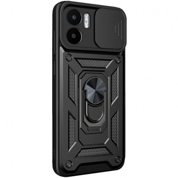 Ударостійкий чохол Camshield Serge Ring для Xiaomi Redmi A1 / A2, Чорний