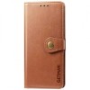 Шкіряний чохол книжка GETMAN Gallant (PU) для Xiaomi Redmi 12C, Коричневий