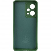 Чохол Silicone Cover Lakshmi Full Camera (A) для Xiaomi Poco X5 5G / Redmi Note 12 5G, Зелений / Dark green
