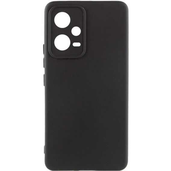 Чохол Silicone Cover Lakshmi Full Camera (A) для Xiaomi Poco X5 5G / Redmi Note 12 5G Чорний / Black