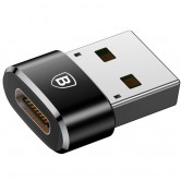 Перехідник Baseus USB Male To Type-C Female Adapter Converter 3A (CAAOTG-01) Чорний Перехідник Baseus USB Male To Type-C Female Adapter Converter 3A (CAAOTG-01) Чорний