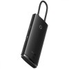 Переходник HUB Baseus Lite Series 5in1 (Type-C to HDMI + 3xUSB 3.0 + PD) (WKQX04), Черный