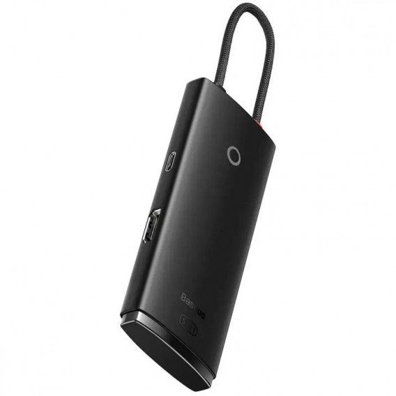 Переходник HUB Baseus Lite Series 5in1 (Type-C to HDMI + 3xUSB 3.0 + PD) (WKQX04), Черный