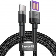 Дата кабель Baseus Cafule QC Двухсторонняя Blind Interpolation USB Type-C 40W (1m) (CATKLF-PG), Черный