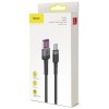 Дата кабель Baseus Cafule QC Double-Sided Blind Interpolation USB to Type-C 40W (1m) (CATKLF-PG), Чорний