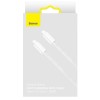 USB дата кабель Baseus Dynamic Series Type-C to Type-C 100W (1m) (CALD00020), White