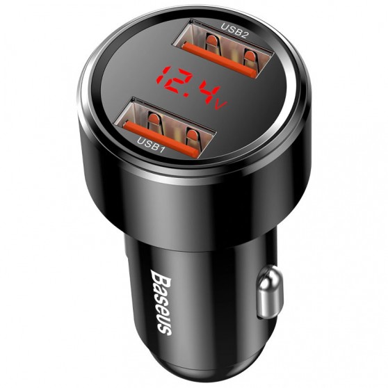 Зарядное устройство Baseus Magic Series PPS (2USB 45W/QC/PD/LCD) (CCMLC20A), Черный