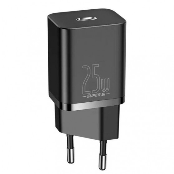 СЗУ Baseus Super Si Quick Charger 25W (1USB-C) (CCSP) Черный