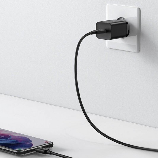 СЗУ Baseus Super Si Quick Charger 25W (1USB-C) (CCSP) Черный - изображение 2