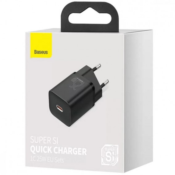 Зарядное устройство Baseus Super Si Quick Charger 1C 25W (CCSP), Черный