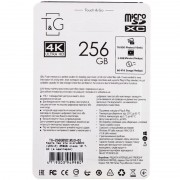 Карта памяти T&G microSDXC (UHS-3) 256 GB class 10 (с адаптером), Черный