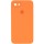 Чехол Silicone Case Square Full Camera Protective (AA) для Apple iPhone 7 / 8 / SE (2020) (4.7") Оранжевый / Papaya