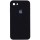 Чехол Silicone Case Square Full Camera Protective (AA) для Apple iPhone 7 / 8 / SE (2020) (4.7") Черный / Black