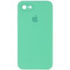 Чохол Silicone Case Square Full Camera Protective (AA) для iPhone SE 2 / 3 (2020 / 2022) / iPhone 8 / iPhone 7, Зелений / Spearmint