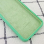 Чехол Silicone Case Square Full Camera Protective (AA) для Apple iPhone SE 2 / 3 (2020 / 2022) / iPhone 8 / iPhone 7, Зеленый / Spearmint