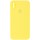 Чохол Silicone Case Square Full Camera Protective (AA) для Apple iPhone X / XS (5.8") Жовтий / Yellow