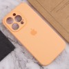 Чохол Silicone Case Full Camera Protective (AA) для Apple iPhone 12 Pro Max (6.7"), Помаранчевий / Cantaloupe