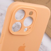 Чохол Silicone Case Full Camera Protective (AA) для Apple iPhone 12 Pro Max (6.7"), Помаранчевий / Cantaloupe