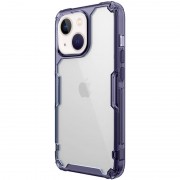 TPU чохол Nillkin Nature Pro Series для Apple iPhone 13 / 14 (6.1"), Темно-фіолетовий (прозорий)
