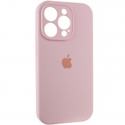 Чохол Silicone Case Full Camera Protective (AA) для Apple iPhone 13 Pro Max (6.7"), Рожевий / Chalk Pink