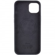 Чохол Silicone case (AAA) full with Magsafe для Apple iPhone 13 Pro Max (6.7"), Чорний / Midnight