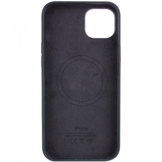Чохол Silicone case (AAA) with Magsafe для Apple iPhone 13 Pro Max (6.7") Чорний / Midnight - зображення 1 