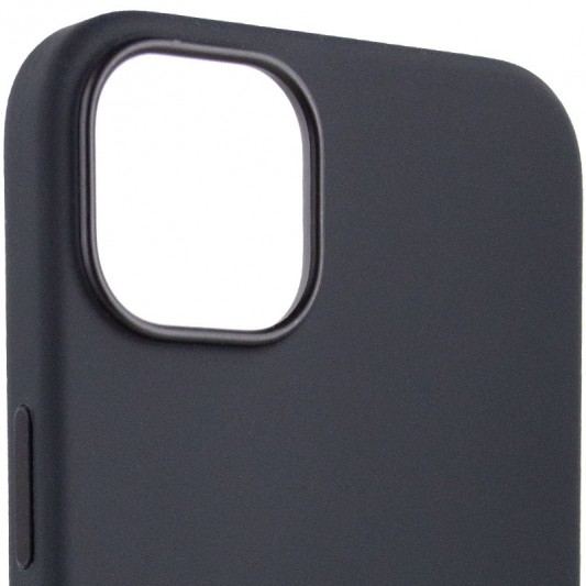 Чохол Silicone case (AAA) with Magsafe для Apple iPhone 13 Pro Max (6.7") Чорний / Midnight - зображення 2 