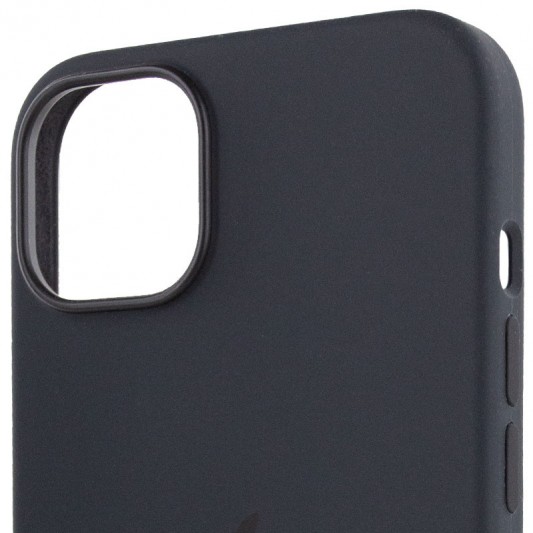 Чохол Silicone case (AAA) with Magsafe для Apple iPhone 13 Pro Max (6.7") Чорний / Midnight - зображення 3 