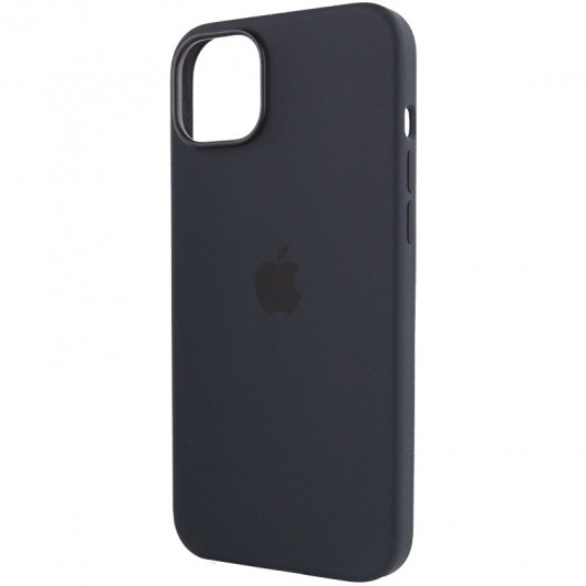 Чохол Silicone case (AAA) with Magsafe для Apple iPhone 13 Pro Max (6.7") Чорний / Midnight - зображення 5 