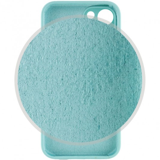 Чохол Silicone Case Full Camera Protective (AA) для Apple iPhone 14 (6.1") Бірюзовий / Marine Green - зображення 2 