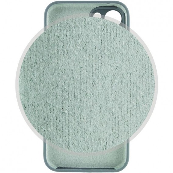 Чохол Silicone Case Full Camera Protective (AA) для Apple iPhone 14 (6.1"), Зелений / Pine green