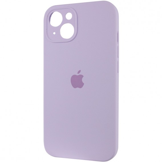 Чохол Silicone Case Full Camera Protective (AA) для Apple iPhone 14 (6.1"), Бузковий / Lilac