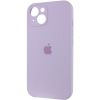 Чохол Silicone Case Full Camera Protective (AA) для Apple iPhone 14 (6.1") Бузковий / Lilac