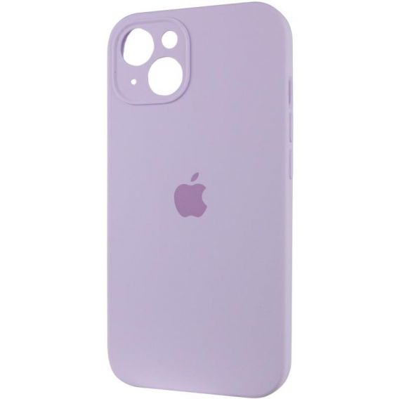 Чохол Silicone Case Full Camera Protective (AA) для Apple iPhone 14 (6.1") Бузковий / Lilac