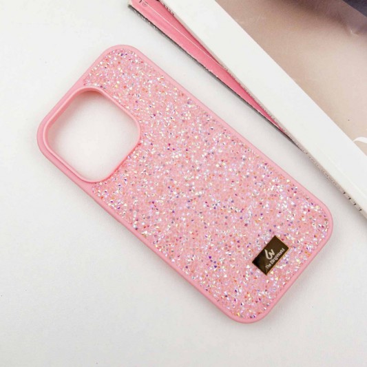 TPU чехол Bling World Rock Diamond для Apple iPhone 12 Pro Max (6.7") Розовый - изображение 1