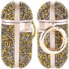 TPU чехол Bling World Rock Diamond для наушников AirPods 1/2, Золотой