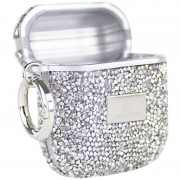 TPU чохол Bling World Rock Diamond для навушників AirPods 1/2, Срібний