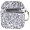 TPU чехол Bling World Rock Diamond для наушников AirPods 1/2, Серебряный