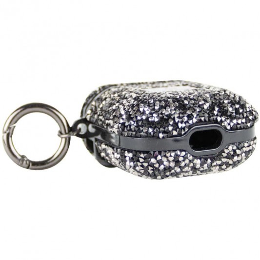 TPU чохол Bling World Rock Diamond для навушників AirPods 1/2 Чорний - зображення 4 