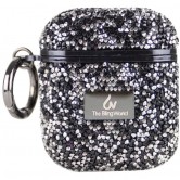 TPU чехол Bling World Rock Diamond для наушников AirPods 1/2 Черный TPU чехол Bling World Rock Diamond для наушников AirPods 1/2 Черный