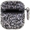 TPU чехол Bling World Rock Diamond для наушников AirPods 1/2, Черный