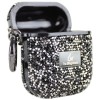 TPU чехол Bling World Rock Diamond для наушников AirPods 1/2, Черный
